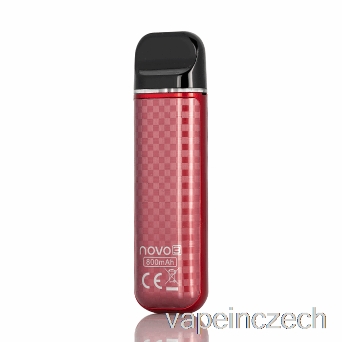 Smok Novo 3 25w Pod System Red Vape Z Uhlíkových Vláken Bez Nikotinu